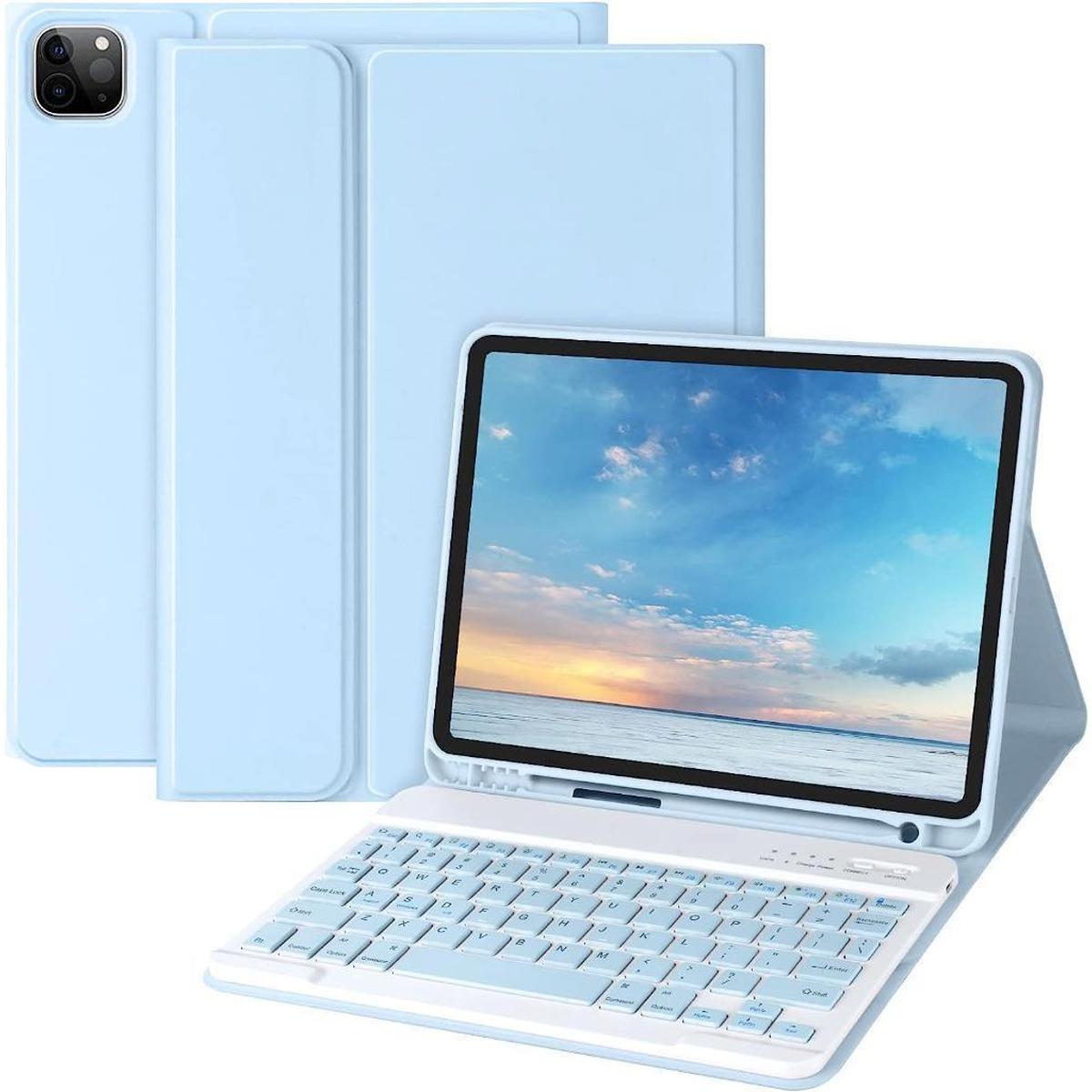 Keyboard + Case for i-Pad Air 5th & 4th Gen 10.9" 2022/2020, i-Pad Pro 11" Keyboard