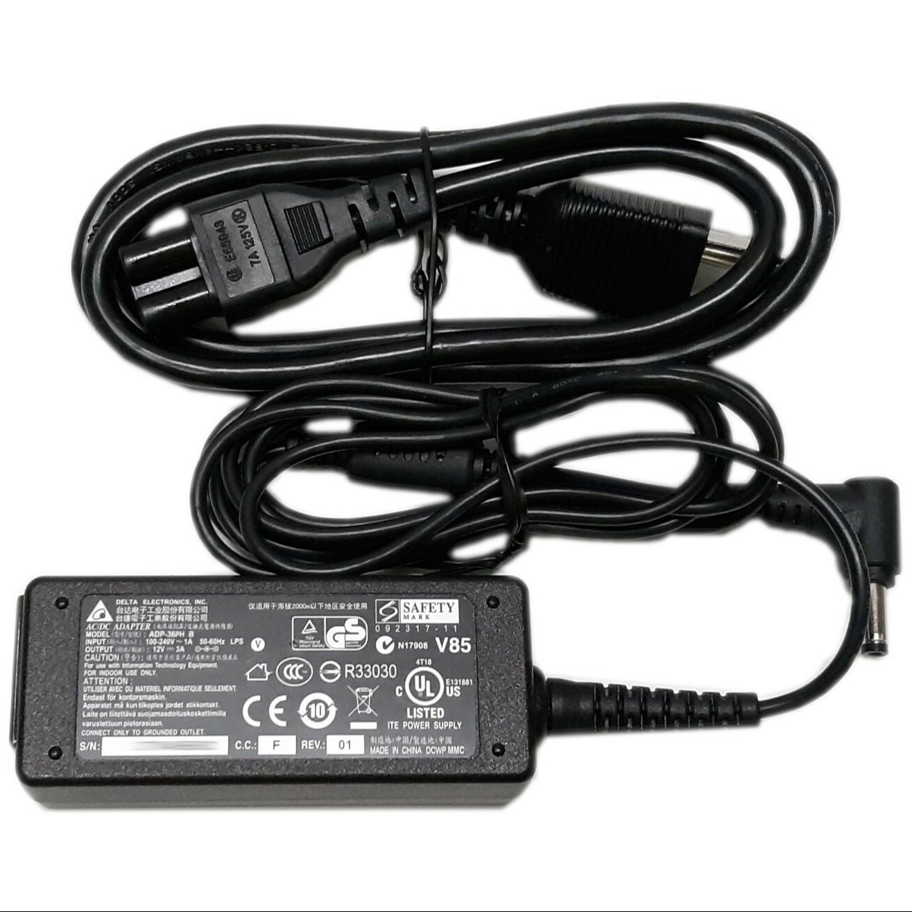 12V 3A DC Adapter (4.6 × 2.0 mm Pin) – Universal 100-240V Power Supply | Model: ADP-36PH Hi Qulity Branded Use For Laptop Computers Note book Universal etcetc