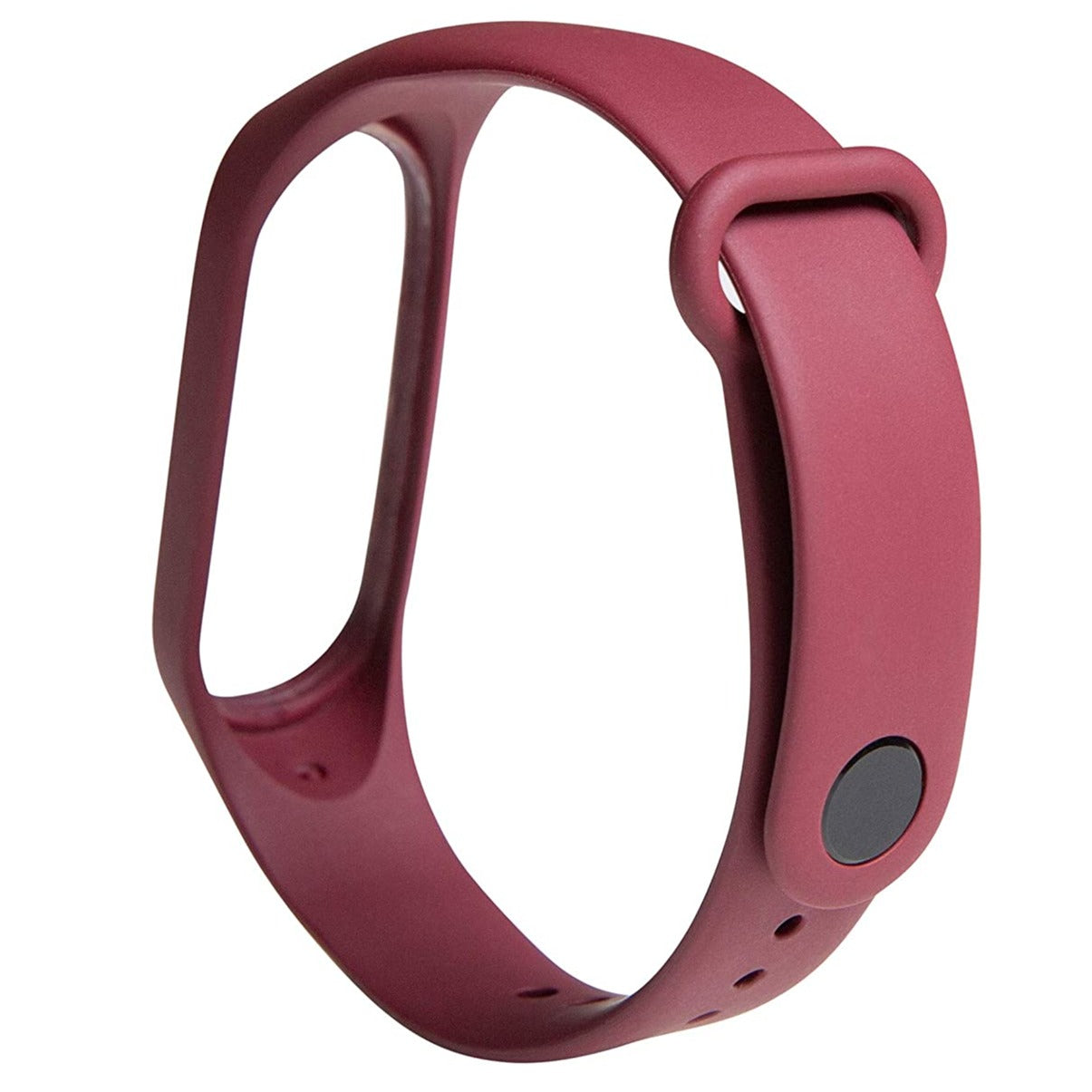 A One World Premium Quality Straps For Mi Smart Band 4 Girls Strap - Maroon (Also Compatible with Mi Band 3) (Watch Not Included)