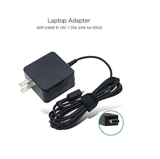 19V 1.75A DC Laptop Charger for ASUS EeeBook X205 / X205T / X205TA – 33W AC Adapter 100-240V High Quality Replacement Power Supply