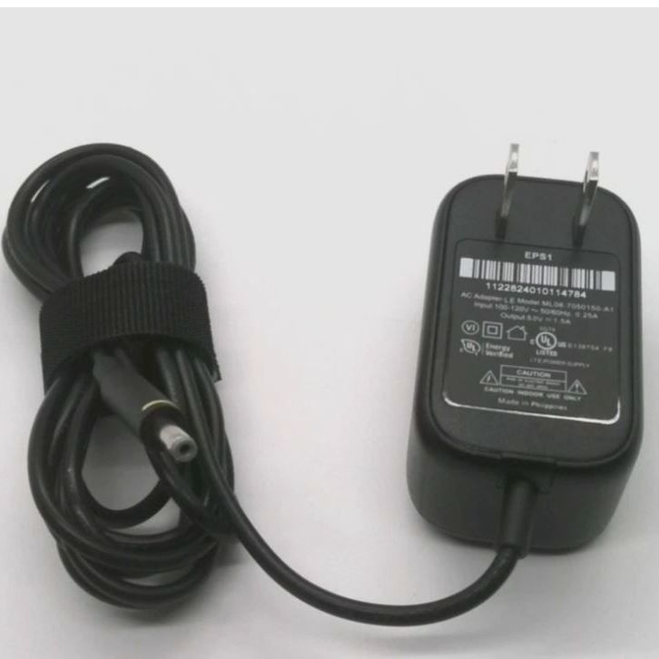 5V 1.5A Power Supply Adapter for Xumo XiOne-SC EPS1 – 100-120V AC Input, Yellow Barrel Plug Charger for Streaming Device, TV Box, Router, LED & Electronics
