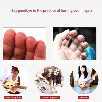 1 Piece Silicone Guitar Finger Protector  – Soft Fingertip Guard Caps for Guitar Playing, Sewing & Embroidery | Durable Anti-Slip Finger Covers