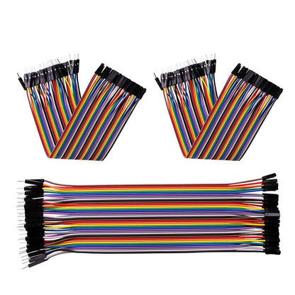 5 pcs 30cm Leanth Multicolored Jumper Wires Kit  Breadboard Ribbon Cables for Arduino Raspberry Pi DIY Projects