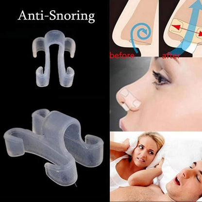 Anti Snoring Nose Clip Sleep Apnea Stop Snoring Device Nasal Dilator Breathing Aid Sleep Care