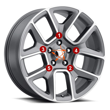 1PC A-Premium Wheel Lug Nut 1/2-20 Thread – Heavy Duty Chrome Lug Nut Compatible with Charger Challenger Ram 1500 Wrangler & More