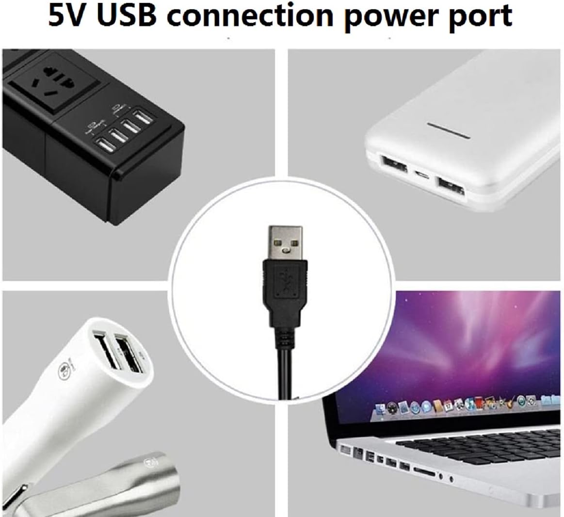 5V USB RGB LED Controller with IR Wireless Remote – 4-Pin 5050/2835/5630 LED Strip Controller (19cm / 1.5ft) for Color Changing Lights
