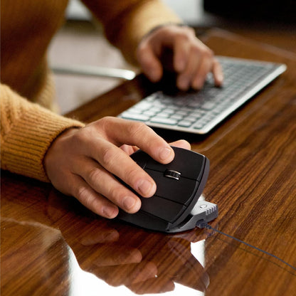 Contour Unimouse Ergonomic Vertical Wired Mouse with Adjustable Thumb Rest for Windows & Mac – 35° to 70° Angle, 6 Buttons