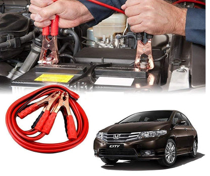 Car Battery Jumper Cable 2 Meter– Red & Black Booster Cables for Emergency Vehicle Jump Start
