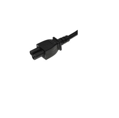 30cm Dell-Compatible AC Power Cord | NEMA 5-15P to IEC C5 Mickey Mouse Cable