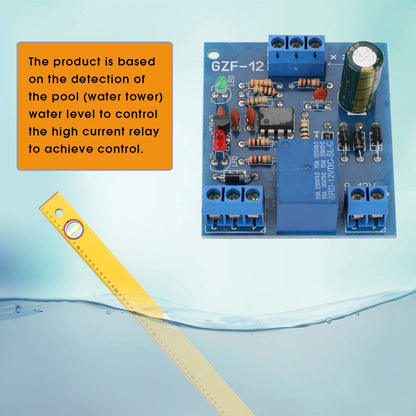 Water Level Controller Module 9–12V DC – Automatic Pump Control Switch Board with Overflow & Dry Run Protection