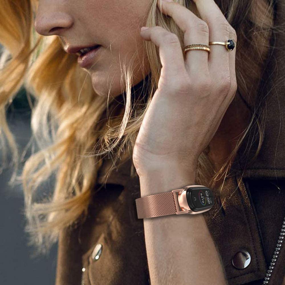 MIJOAS Milanese Strap TF for miband 3/4 Metal Bands