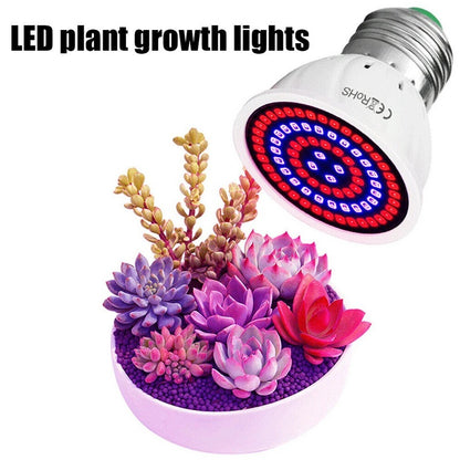 60LED E27 220V Grow Light Bulbs Full Spectrum Tent Plants Hydroponic Lighting Lamps Garden Plant Lights Full Spectrum grow light Premium Qulity Long Life A One