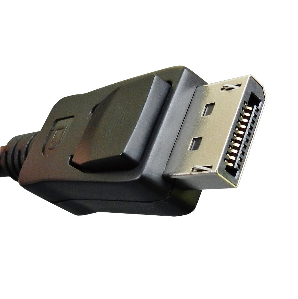 Generic DisplayPort to DisplayPort Cable DP to DP Male to Male 21.6Gbps HBR2 4K @60Hz Audio Video Black