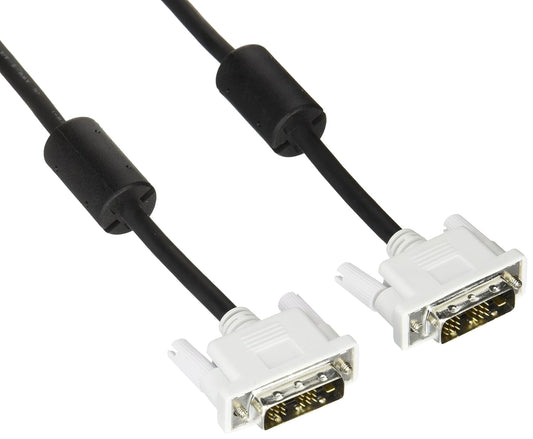 DVI-D 18+1 Pin (9+9+1) Single Link Digital Display Cable 2 Meter Black CAC-DVSL30BK – High Speed Monitor to PC DVI Cable
