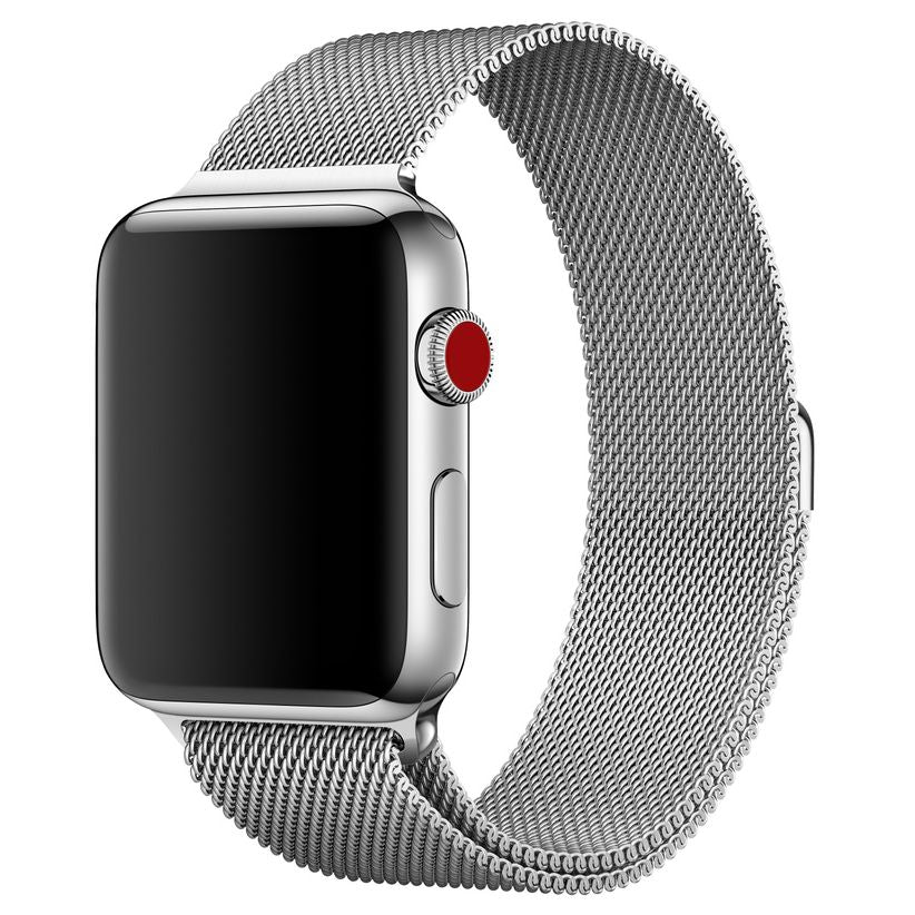 Silver Milanese Loop Steel Strap for i Watch ( 42mm / 44mm / 45mm ) (Watch Not included)