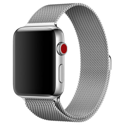 Silver Milanese Loop Steel Strap for i Watch ( 42mm / 44mm / 45mm ) (Watch Not included)