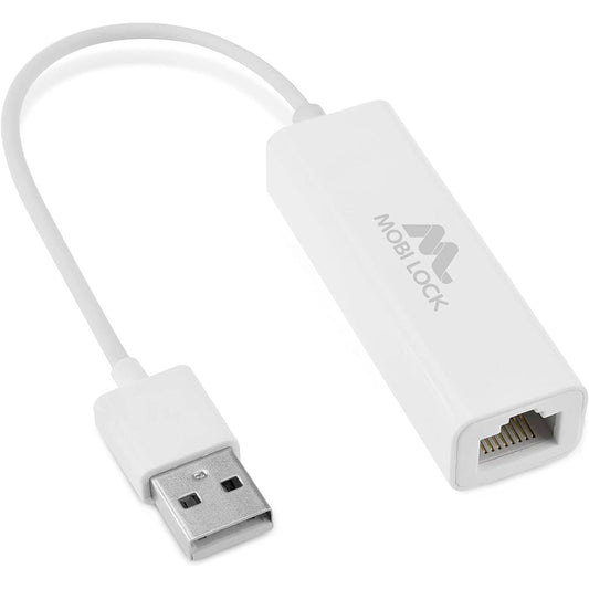 USB Ethernet (LAN) Network Adapter Compatible with Laptops, Computers, and All USB 2.0 Compatible Devices Including Vista/XP, Windows 7 to 11