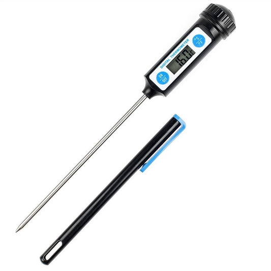 Digital Food Thermometer with Large LCD Display, Waterproof, for Cooking, BBQ, Kitchen , Liquid, Candle