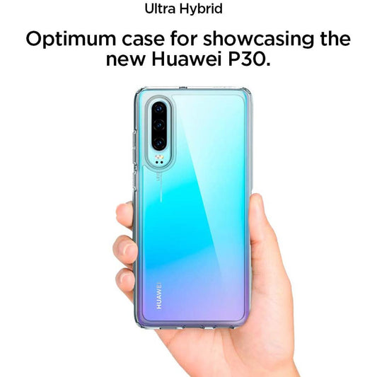 Hybrid Tempered Glass Ultra Thin Slim Huawei P 30 P30 2019 Soft Case Cover