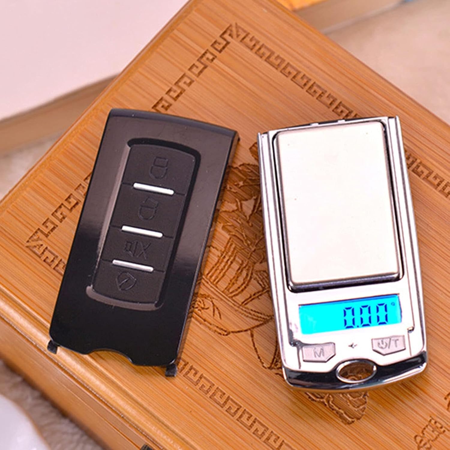 Mini Car Key Portable Digital Pocket Scale 0.01g–200g – Jewelry Weighing Machine for Gold, Food, Herbs & Kitchen Use