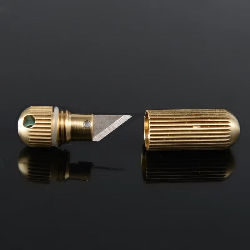 Stainless Steel Outdoor Multi-function EDC Portable Tiny Mini  Key Ring Tool Pendant Cutting Capsule Personal Safety Tool