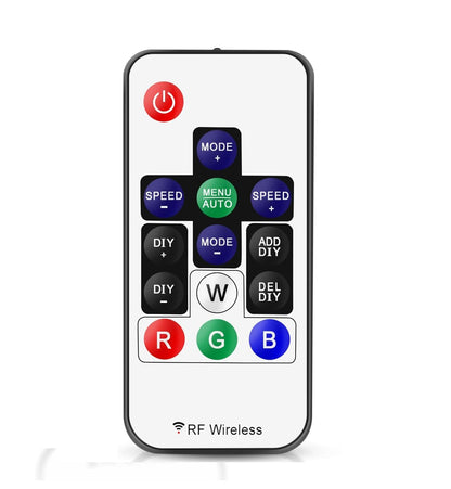 14-Key RF Wireless Remote for RGBIC LED Strip Controller – DC 5-24V