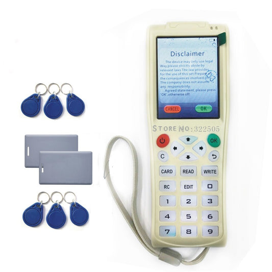 RFID Reader Writer iCopy Smart Card Key Machine with Full Decode Function | NFC RFID Copier Duplicator | English Version