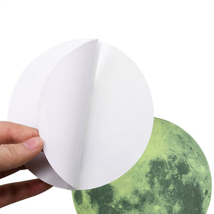 30cm x 30cm Luminous Moon 3D Wall Sticker – Glow in The Dark Fluorescent Moon Wall Decal for Kids Bedroom & Living Room