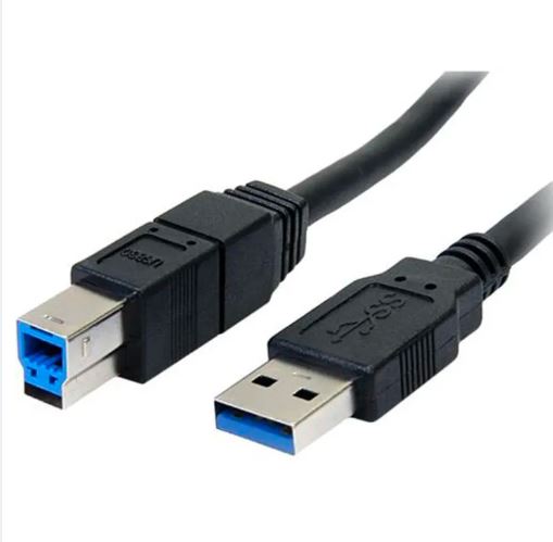 USB 3.0 Printer Cable – SuperSpeed 5 Gbps USB-A to B Male Cord Compatible with HP, Canon, Epson Printers, Scanners, Docking Stations, External Hard Drives & More