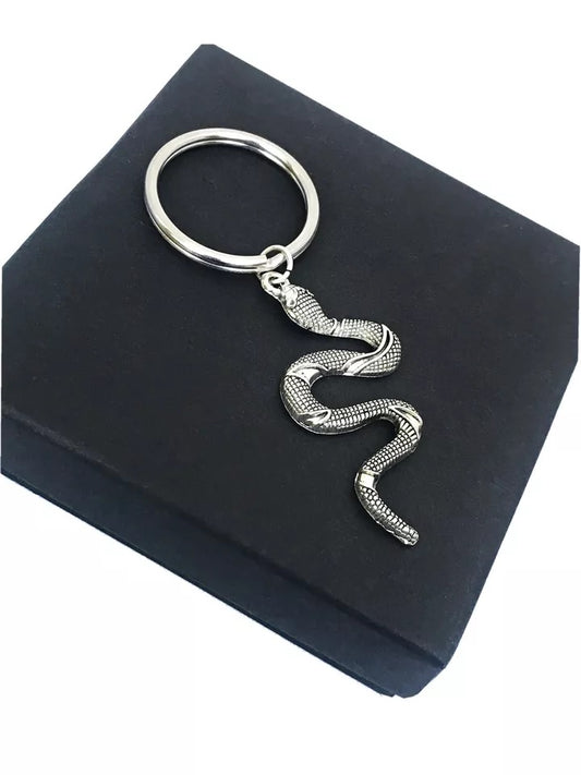 Snake Pendant Keychain Key Ring Metal Gift for your Love One