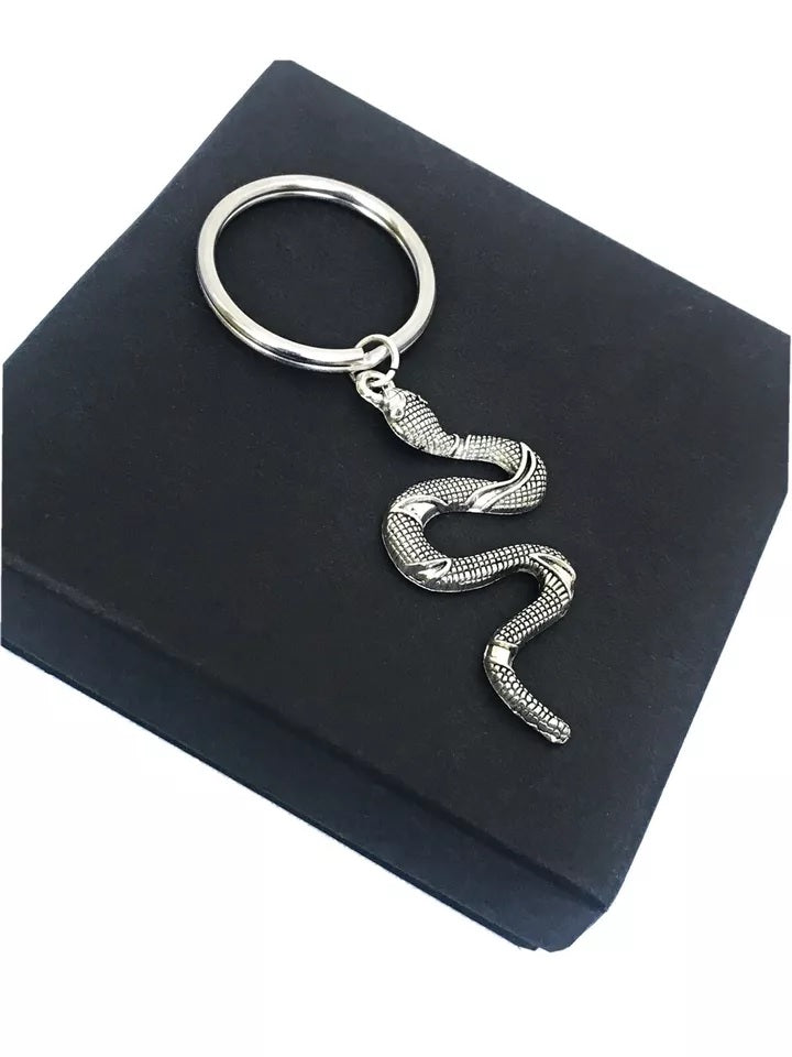 Snake Pendant Keychain Key Ring Metal Gift for your Love One