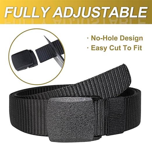 Belt Soft Breathable Fabric Plastic Buckle hi Quality Adjustable length 42-inch