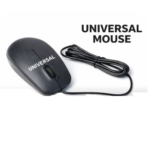 1 Pc Universal USB Wired Mouse Black – Plug & Play Optical Mouse for Laptop, PC & Desktop (All Brands Compatible)