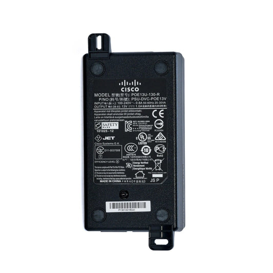🔌 13V POE13U-130-R Power Injector  13V 1A PoE Power Supply for Cisco InTouch TelePresence PSU-DVC-POE13V