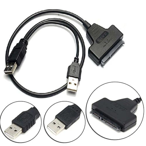 USB SATA adapter converter Cable USB 2.0 USB2.0 to 2.5 inch 2.5'' 22pin SATA SSD HDD Hard Disk Drive converter Cable