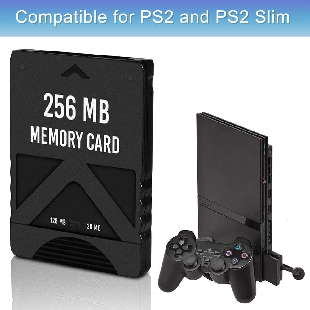 PS2 256 MB Memory Card for Play Station 2, A One Long Life Premium Quality Product for PS2