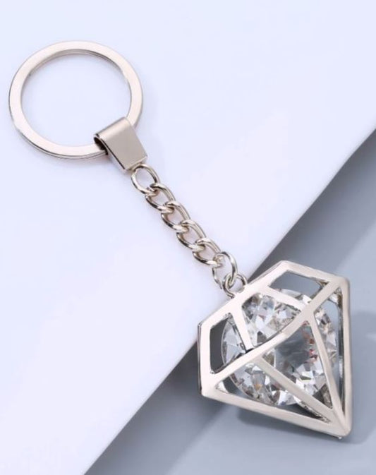 Metal Crown Diamond Keychain Perfect for keys, bags, backpacks, or as a gift for birthdays, anniversaries A One