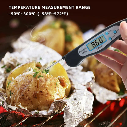 Top-Spring TP108 Foldable Digital Thermometer BBQ Meat Food Probe Kitchen Thermometer