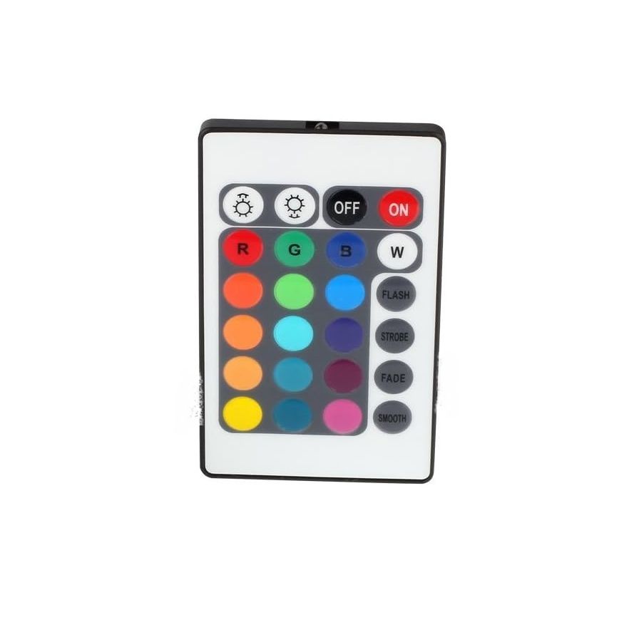 24-Key IR Remote Controller for RGB LED Light Strip – DC 12V