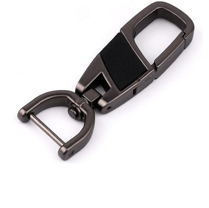 (1 Pc) Premium Metal D Shape Keyring – Durable Car, Motorcycle & Office Key Holder Ring, Heavy Duty Keychain
