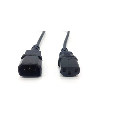 Power Extension Cable IEC Male to Female UPS Lead C14 to C13