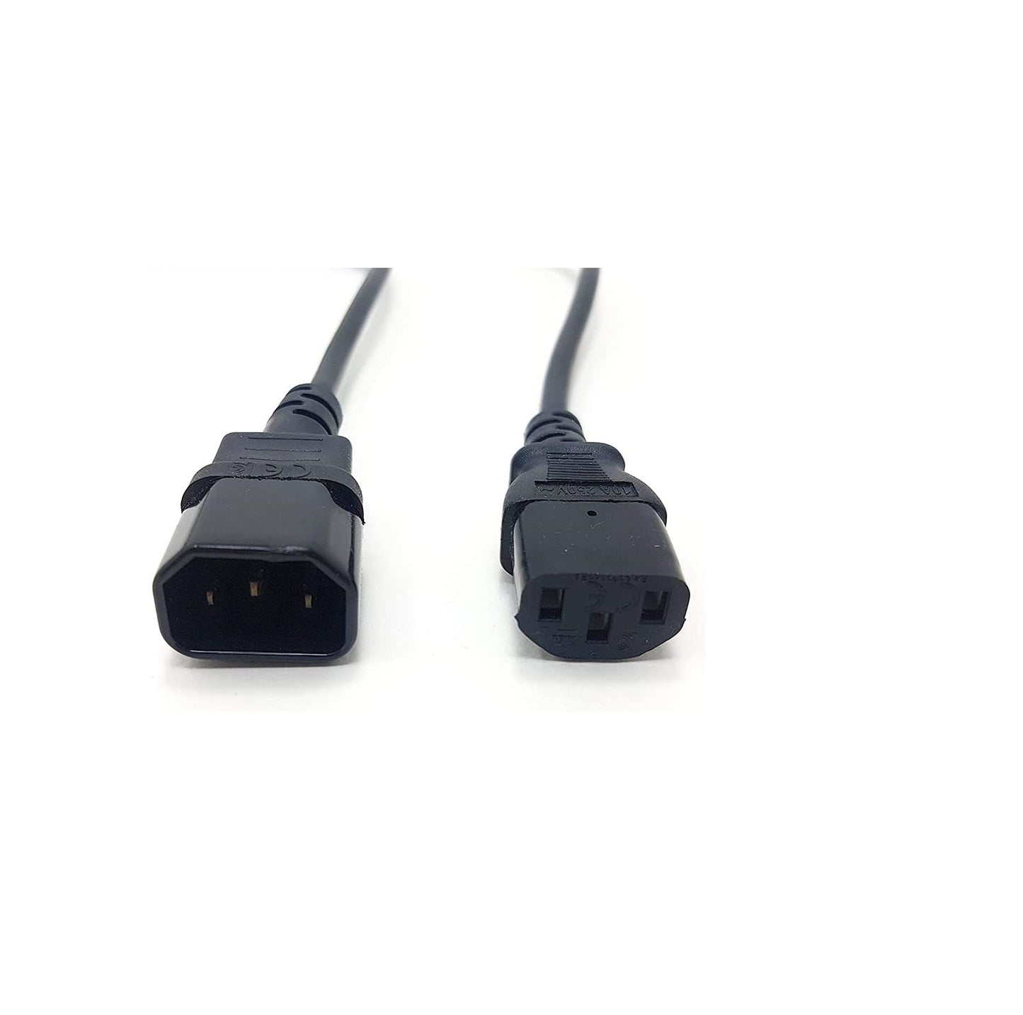 Power Extension Cable IEC Male to Female UPS Lead C14 to C13