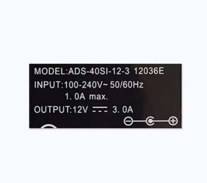 12V 3A 36W New Genuine HOIOTO AC DC Adapter 5.5×2.1mm For Lcd Monitor Power Supply Charger Cctv Camera Led Fan Battery DVR NVR All 12v etc 12V 3.0A ADS-40SI-12-3 12036E 12.0V Switching Adapter Power Supply 12036 Energy Saving A One Long Life Hi Quality Pr