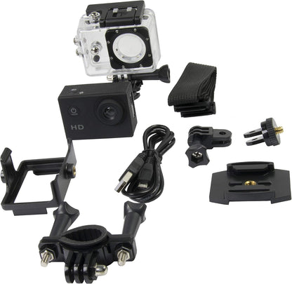 Memorii Action Cameras 720P Resolution, Unavailable Optical Zoom and 2 Inch Screen Size Camcorder - ITAC101