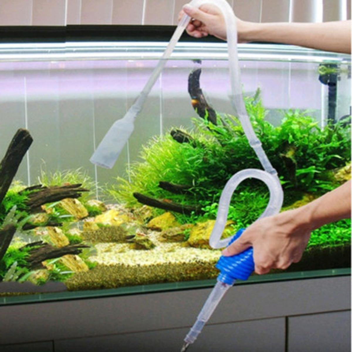 1 Pcs 103cm Aquarium Manual Cleaner Tool Siphon Gravel Suction Pipe Filter Fr Fish Tank Vacuum Water Change Pump Tools