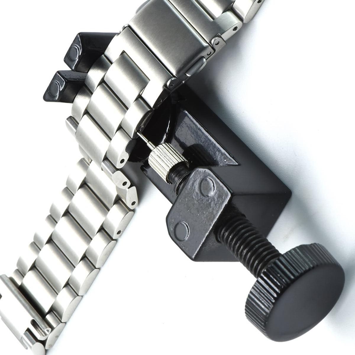 Stainless Steel Watch Link Remover Tool – Metal Watch Strap Adjuster & Bracelet Pin Removal Kit for Men & Women