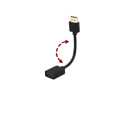 HDMI Extension Cable 30cm Male to Female | HDMI 2.0 4K Ultra HD 3D | TV Stick & Streaming Device Extender