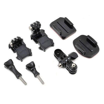 GoPro Mounting Accessories Kit – Adhesive Mounts, Quick Release Buckle, Pivot Arm & Thumb 3 Screws Set