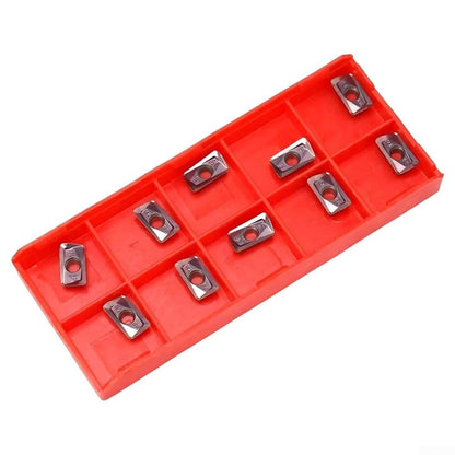 10PCS M2 CNC Carbide Inserts for Stainless Steel & Steel | Wear-Resistant Turning Tools for Roughing & Finishing | High Precision Milling Inserts