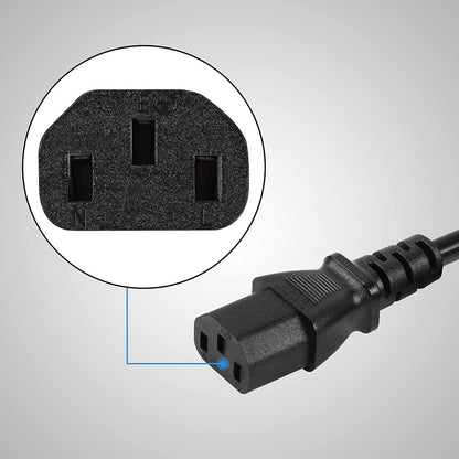 EU Schuko (CEE 7/7) to C13 Power Cord – 10A 250V Computer & Monitor Cable